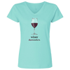 Winer "Red Wine" Women's SS V Neck