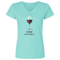 Winer "Red Wine" Women's SS V Neck