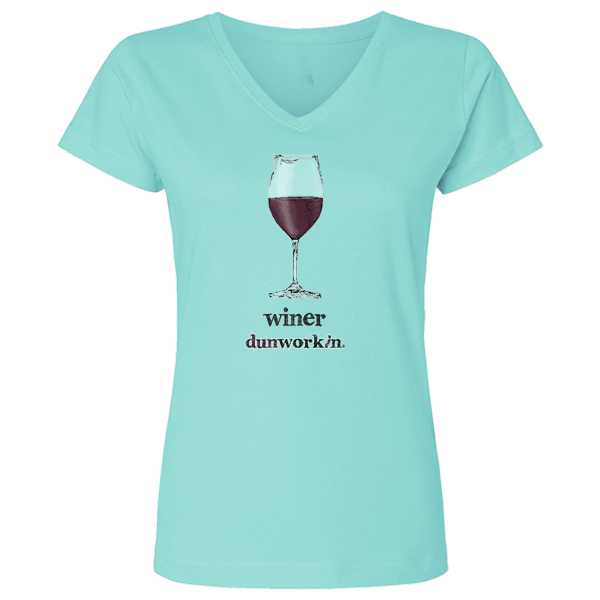 Winer "Red Wine" Women's SS V Neck