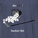 Bucket List Golf Unisex Lightweight Cotton/Poly Blend SS Tee