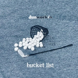 Bucket List Golf Unisex Lightweight Cotton/Poly Blend SS Tee
