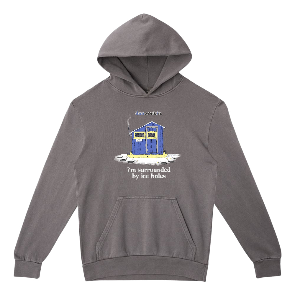 I'm Surrounded By Ice Holes Unisex Fleece Hoodie