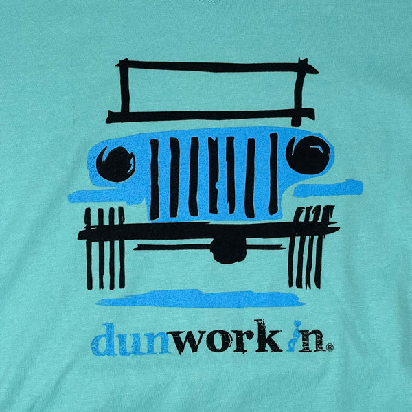 Dunworkin 4x4 Women's Short Sleeve V Neck Tee
