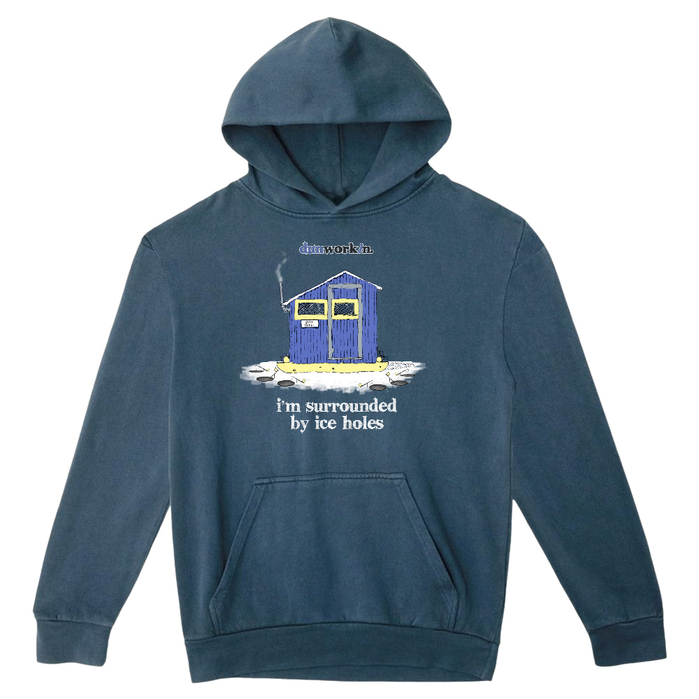 I'm Surrounded By Ice Holes Unisex Fleece Hoodie