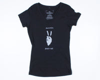 Peace Out Women's V Neck