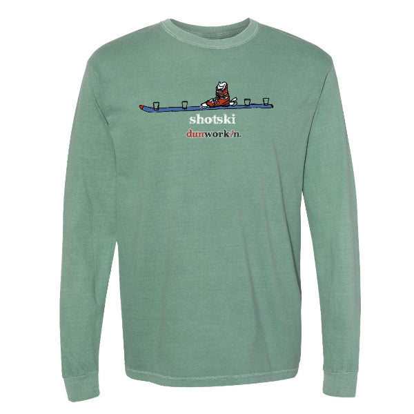 Shotski Mens Long Sleeve Tee - dunworkin 