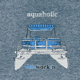 Aquaholic Unisex Lightweight Cotton/Poly Blend SS Tee