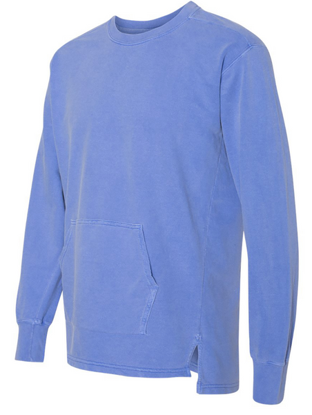 I Wet My Plants Women's French Terry Pocket Crew - dunworkin 