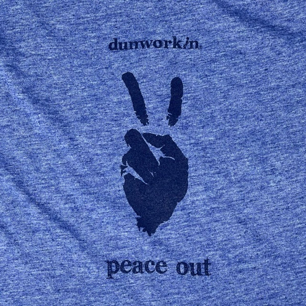 Peace Out Unisex Lightweight Cotton/Poly Blend SS Tee