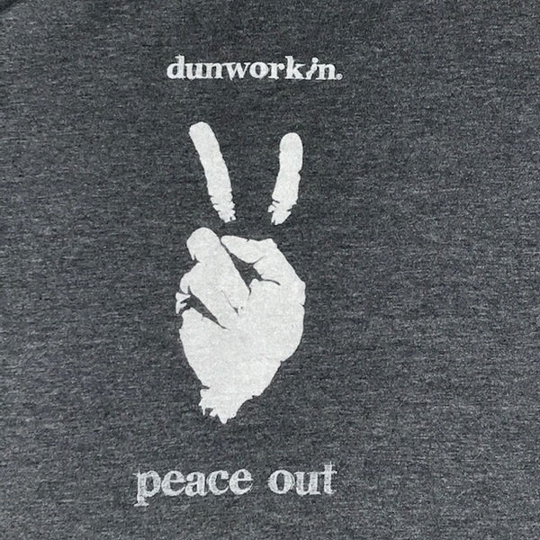 Peace Out Unisex Lightweight Cotton/Poly Blend SS Tee