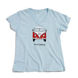 Road Tripping DW Women's SS V Neck - dunworkin 