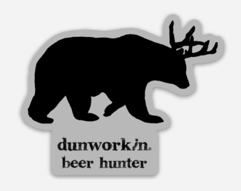 Sticker Beer hunter Die Cut - dunworkin 