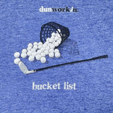 Bucket List Golf Unisex Lightweight Cotton/Poly Blend SS Tee