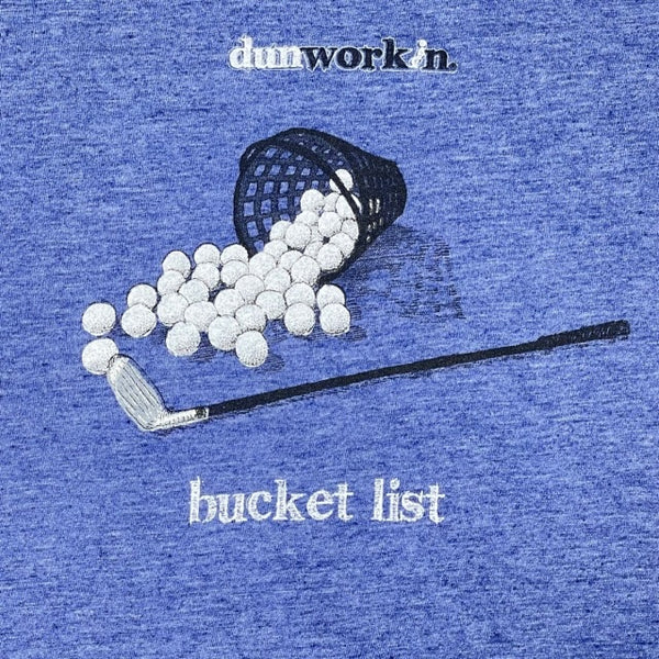Bucket List Golf Unisex Lightweight Cotton/Poly Blend SS Tee
