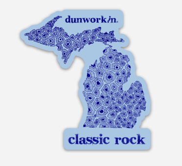Sticker Classic Rock Die Cut - dunworkin 