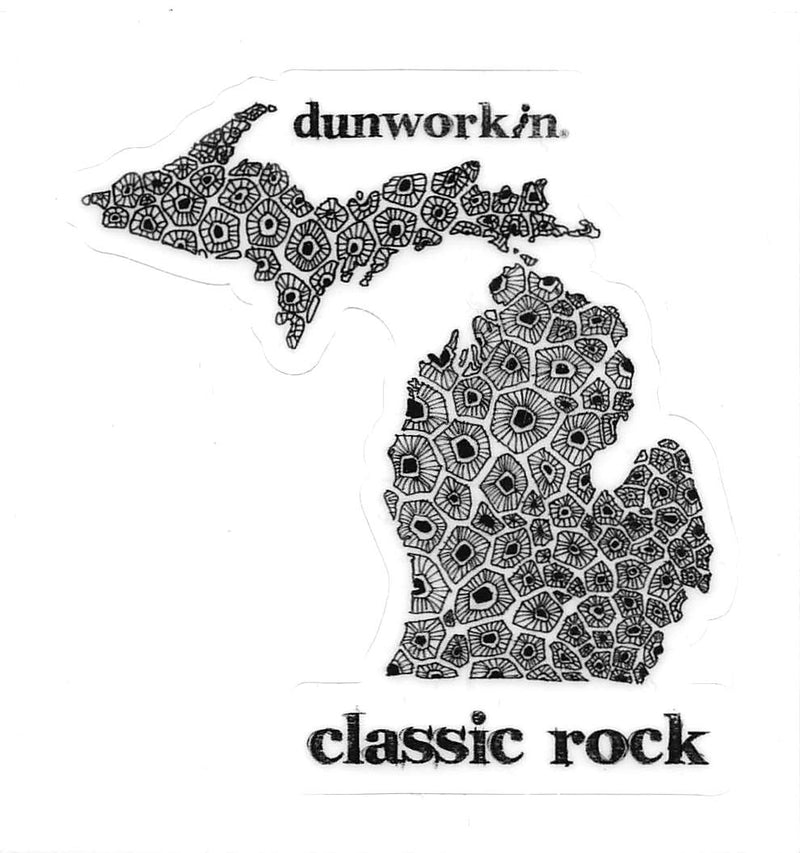 Sticker Classic Rock Die Cut - dunworkin 