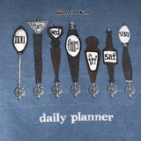 Daily Planner Unisex French Terry Hoody - dunworkin 