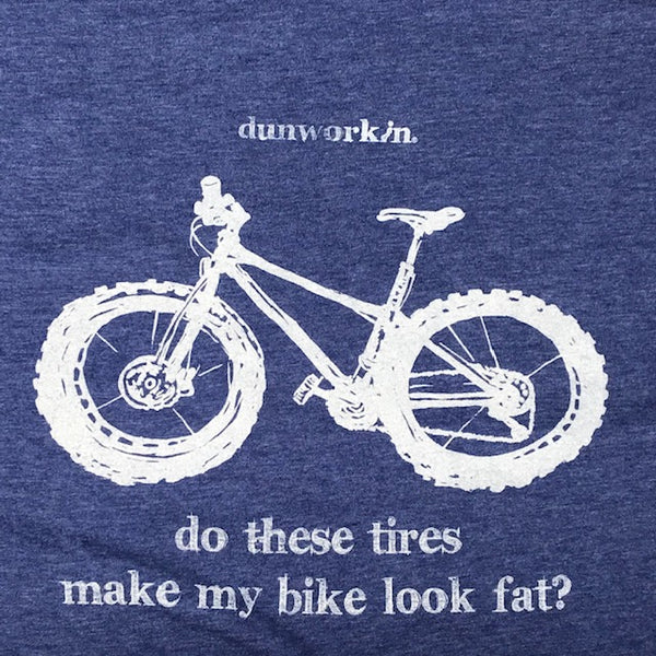 Do These Tires Make MyBike Look Fat Unisex Lightweight Cotton/Poly Blend SS Tee
