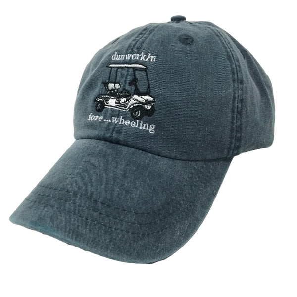 Hat Fore....Wheeling Golf Cart