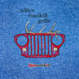 Willys Roadkill Grille Unisex Lightweight Cotton/Poly Blend SS Tee