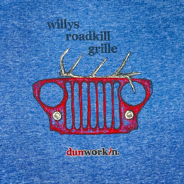 Willys Roadkill Grille Unisex Lightweight Cotton/Poly Blend SS Tee